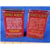 Image 3 : Prince Alberta Pocket Tobacco Tins (2) (4-1/2"H x 3"W x 1"D) (SEE PICS!)