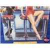 Image 4 : Hardboard Retro Décor (1990) "Hollywood Diner" (34-1/2"H x 23"W) (SEE PICS!)