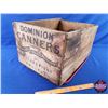Image 1 : Dominion Canners Wood Crate (10"H x 19"W x 14"D) (SEE PICS!)