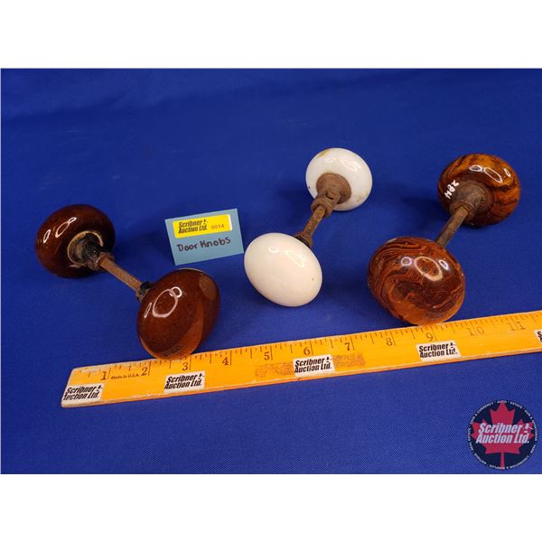 Vintage Door Knobs - Variety (3) (SEE PICS!)