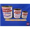 Image 5 : Rogers' Golden Syrup Tin Trio : (10LB ; 5LB ; 2LB) (Tallest Measures 7-1/2"H x 6"Dia) (SEE PICS!)