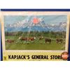 Image 2 : "Kapjack's General Store" Advertising Calendar Dec 1967 (22-1/4" 17-1/4"W) (SEE PICS!)