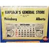 Image 3 : "Kapjack's General Store" Advertising Calendar Dec 1967 (22-1/4" 17-1/4"W) (SEE PICS!)