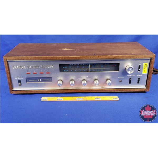 SKANDIA Stereo Center (16-3/4"H x 23"W x 9"D) (SEE PICS!)