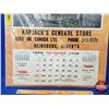Image 3 : "Kapjack's General Store" Advertising Calendar Dec 1968 (22-1/4" 17-1/4"W) (SEE PICS!)