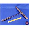 Image 1 : T-Handle Beam Drill / Cork Screw "Germany" (20-1/4") (SEE PICS!)