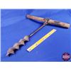 Image 2 : T-Handle Beam Drill / Cork Screw "Germany" (20-1/4") (SEE PICS!)