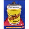 Image 3 : Red Head Motor Oil 5 Gal Pail (19"H x 12"Dia) (SEE PICS!)