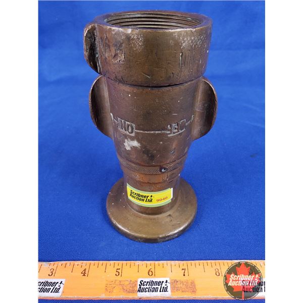 Fire Hose Nozzle (63/4"H x 3"Dia) (SEE PICS!)