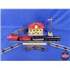 Image 1 : Tin Train & Station & Tracks/Accessories "Karl Bub" O Guage (SEE PICS!)
