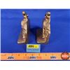 Image 2 : Cowboy Bookends (Cast Aluminum) (5-1/4"H x 5"W x 2-1/4"D) (SEE PICS!)