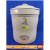 Image 1 : 2 Gallon Medalta Crock with Lid (11"H x 10"Dia) (SEE PICS!)