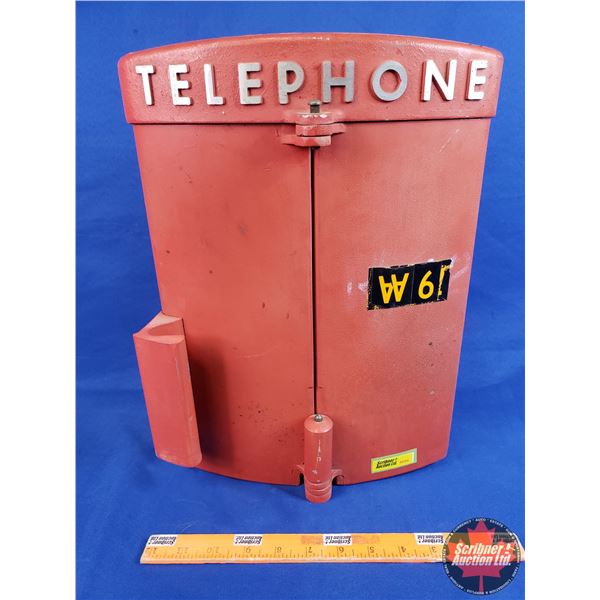 Road Side Emergency TELEPHONE Box (Heavy!) (15-1/2"H x 11-1/2'W x 6"D) (SEE PICS!)