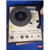 Image 3 : Portable Record Player "Califone 1430K" (7"H x 14-1/2"W x 12-3/4"D) (SEE PICS!)