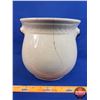 Image 4 : Stoneware Crock Chamber Pail (9-1/2"H x 9-1/2"Dia) (Note: Crack) (SEE PICS!)