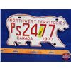 Image 1 : Lic Plate : Northwest Territories 1977 (SEE PICS!)