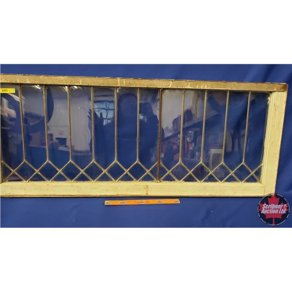 Lead Glass Window (19-1/4"H x 48"W x 1-1/4"D) (SEE PICS!)