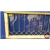 Image 2 : Lead Glass Window (19-1/4"H x 48"W x 1-1/4"D) (SEE PICS!)