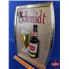 Image 3 : Schmidt Beer Light Up Bar Room Advertising Sign "Jacob Schmidt Brewing Co. St. Paul, Minnesota" (16"