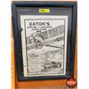 Image 1 : Framed Western Home Monthly Magazine Advertisement : EATON'S Spring and Summer Catalogue 1918 (Frame