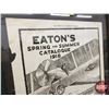 Image 3 : Framed Western Home Monthly Magazine Advertisement : EATON'S Spring and Summer Catalogue 1918 (Frame