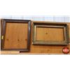 Image 1 : Picture Frames (2) (Brown Measures: 18-1/2"H x 21-1/2"W) (SEE PICS!)