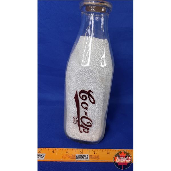 Co-Op Milk Bottle (10-1/2"H) (SEE PICS!)