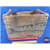 Image 4 : Canada Dry Wooden Crate (1970) (13"H x 17-3/4"W x 12"D) (SEE PICS!)