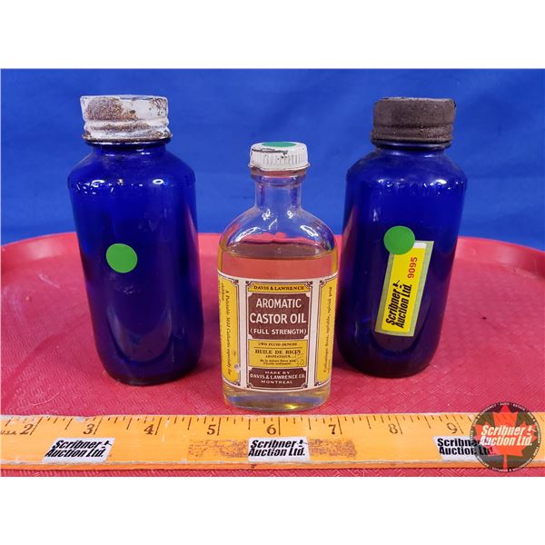 Bottle Trio (Tallest : 5-1/2"H) (SEE PICS!)