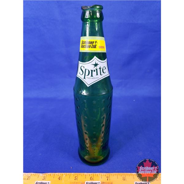 Vintage Sprite Bottle (c.1960's) (9-1/2"H) (Note: Lip Chip) (SEE PICS!)
