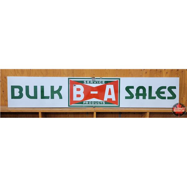 RARE "B-A" Bowtie BULK SALES : Single Side Metal Sign (19-1/4"H x 117-1/2"W x 1-1/4"D) (SEE PICS!)