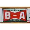 Image 4 : RARE "B-A" Bowtie BULK SALES : Single Side Metal Sign (19-1/4"H x 117-1/2"W x 1-1/4"D) (SEE PICS!)
