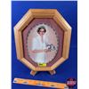 Image 2 : Wood Frame Collector Plate : Princess Diana (Bradford Exchange 1997 - See Title In Pictures) (13-1/2