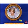Image 1 : Wood Frame Collector Plate : Princess Diana (Bradford Exchange 1998 - See Title In Pictures) (11-1/2