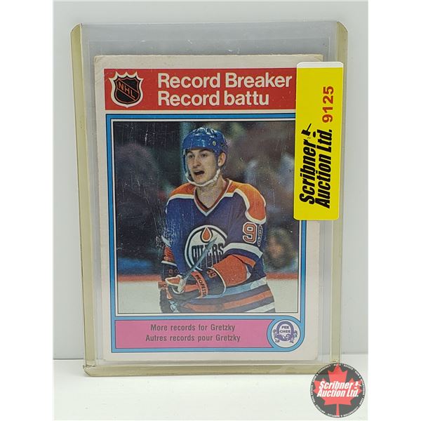 1982 O-Pee-Chee Record Breaker : Wayne Gretzky : Oilers (In Card Sleeve) (SEE PICS!)