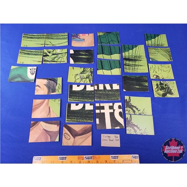 Vintage Green Baret Cards (c.1966) (29 Cards) (SEE PICS!)