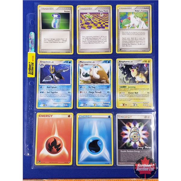 Pokémon/Nintendo Playing/Trading Cards - Variety (c.2000's) (Sheet of 9) (SEE PICS!)