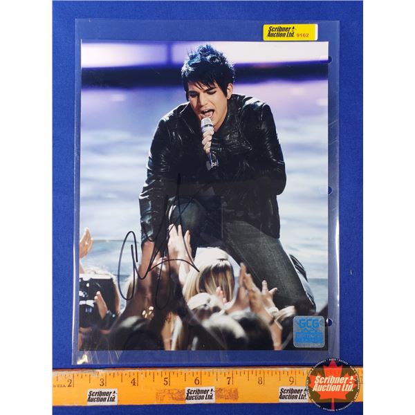 Autographed Photo : Adam Lambert (8x10) (GCG Certified Stamp) (SEE PICS!)