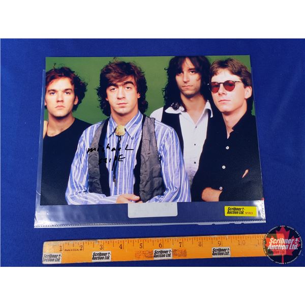 Autographed Photo : Michael Stipe (8x10) (COA Real Authentic PC42032 Certified Stamp) (SEE PICS!)