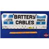 Image 2 : Store Display Rack "CHRYCO PARTS BATTERY CABLES" (7-3/4"H x 22-1/2" x 3/4") (SEE PICS!)