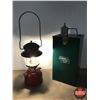Image 1 : Coleman Lantern Model 200 with Case & Funnel (Case Measures: 13"H x 7"W x 7"D) (SEE PICS!)