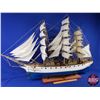 Image 14 : MODEL DECOR SHIP : "Cutty Sark" (32"H x 44-1/2"W x 5-3/4"D) (SEE PICS!)