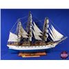 Image 1 : MODEL DECOR SHIP : "Cutty Sark" (32"H x 44-1/2"W x 5-3/4"D) (SEE PICS!)