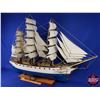 Image 2 : MODEL DECOR SHIP : "Cutty Sark" (32"H x 44-1/2"W x 5-3/4"D) (SEE PICS!)