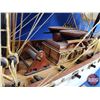 Image 8 : MODEL DECOR SHIP : "Cutty Sark" (32"H x 44-1/2"W x 5-3/4"D) (SEE PICS!)