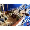 Image 9 : MODEL DECOR SHIP : "Cutty Sark" (32"H x 44-1/2"W x 5-3/4"D) (SEE PICS!)