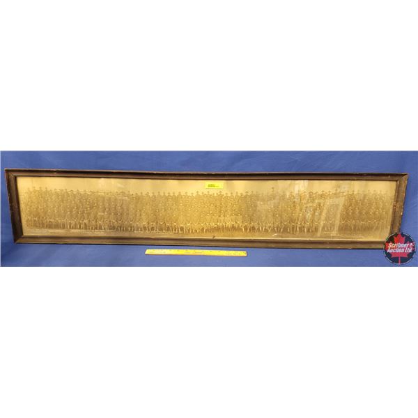 WWI Framed U.S. Base Hospital Yard Photo "January 16, 1919 Camp Sherman, Ohio" (9-1/2"H x 48"W) (SEE