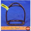 Image 1 : Jewsbury & Son Cast Iron Stirrup "1915" (6-1/4"H x 5"W x 2-1/4"D) (SEE PICS!)