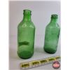 Image 7 : Mountain Dew Bottles (2) (Note: One Embossed and the other would have had a Paper Label) (6"H) (SEE 