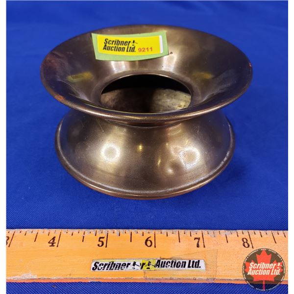 Small Brass Spittoon (3-1/4"H x 4-1/2"Dia) (SEE PICS!)